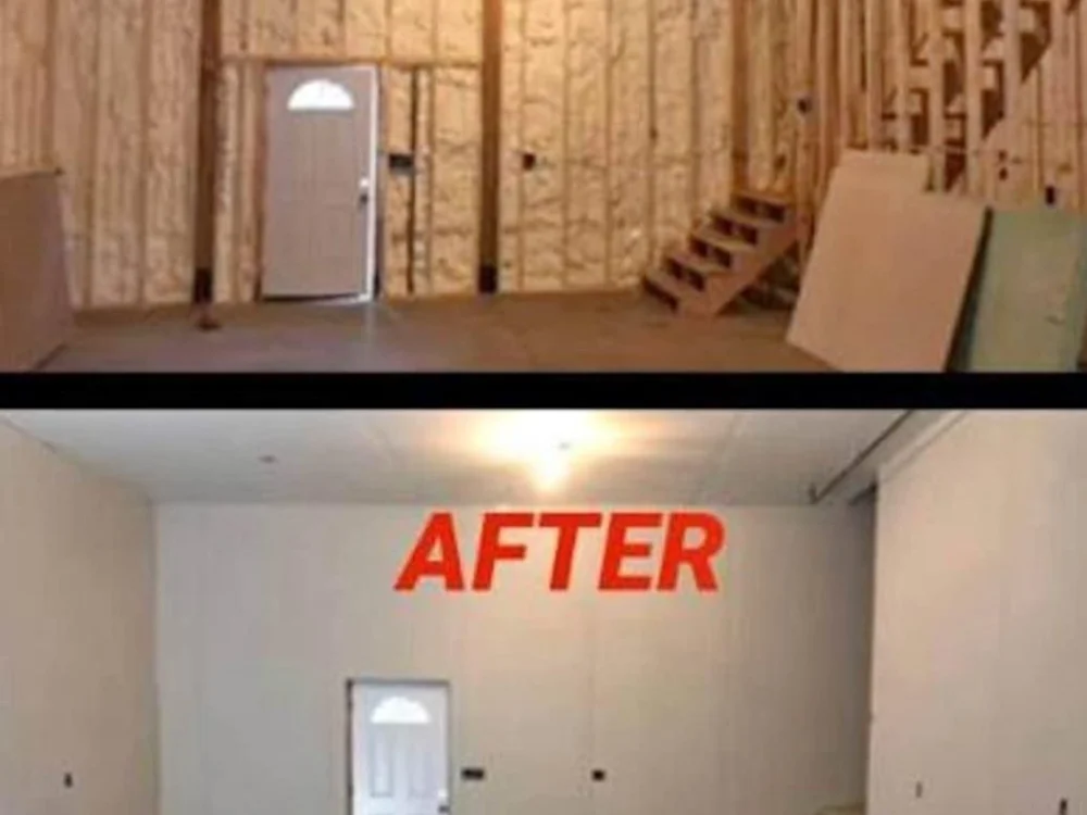 Basement boarding and finishing