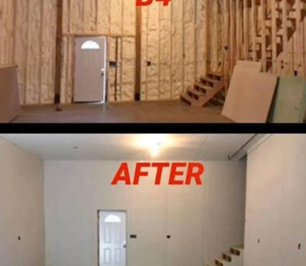 Basement boarding and finishing