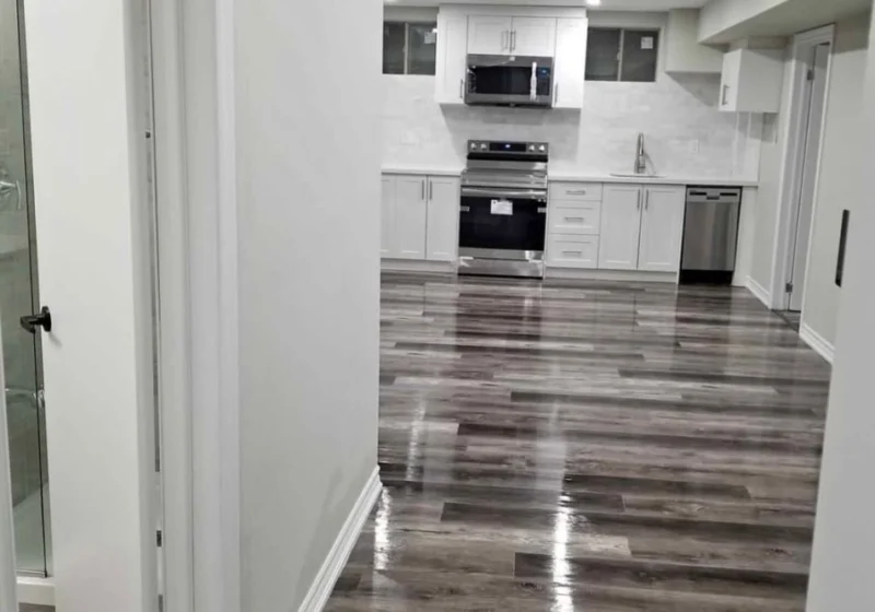 Basement suite with kitchenette