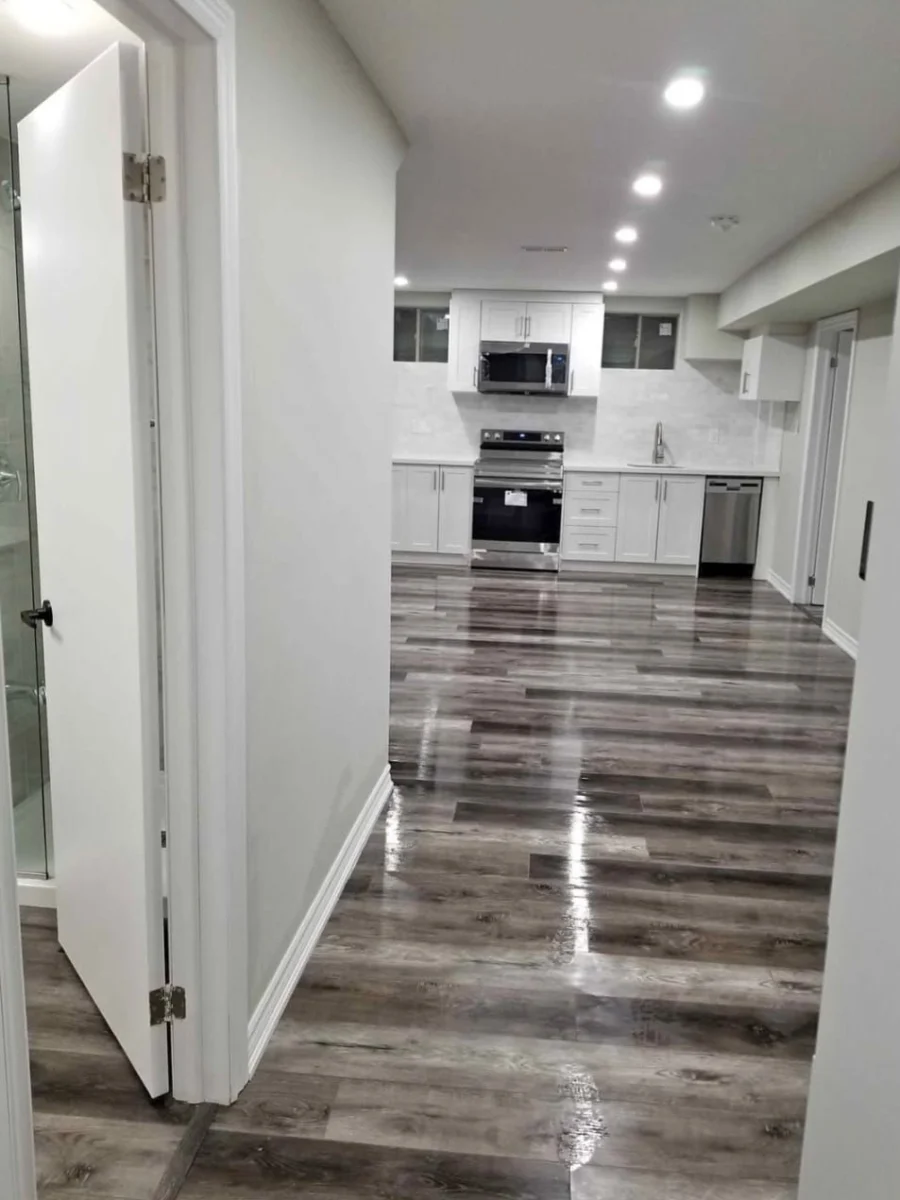 Basement suite with kitchenette