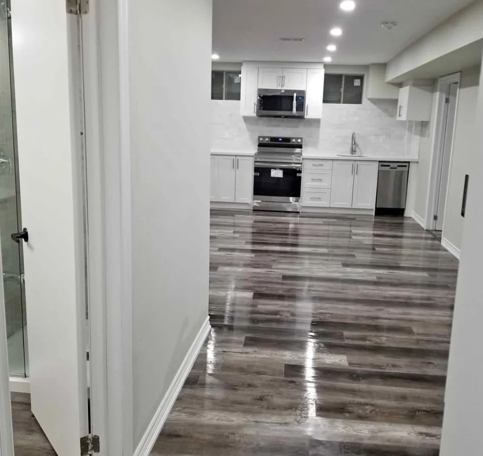 Basement suite with kitchenette