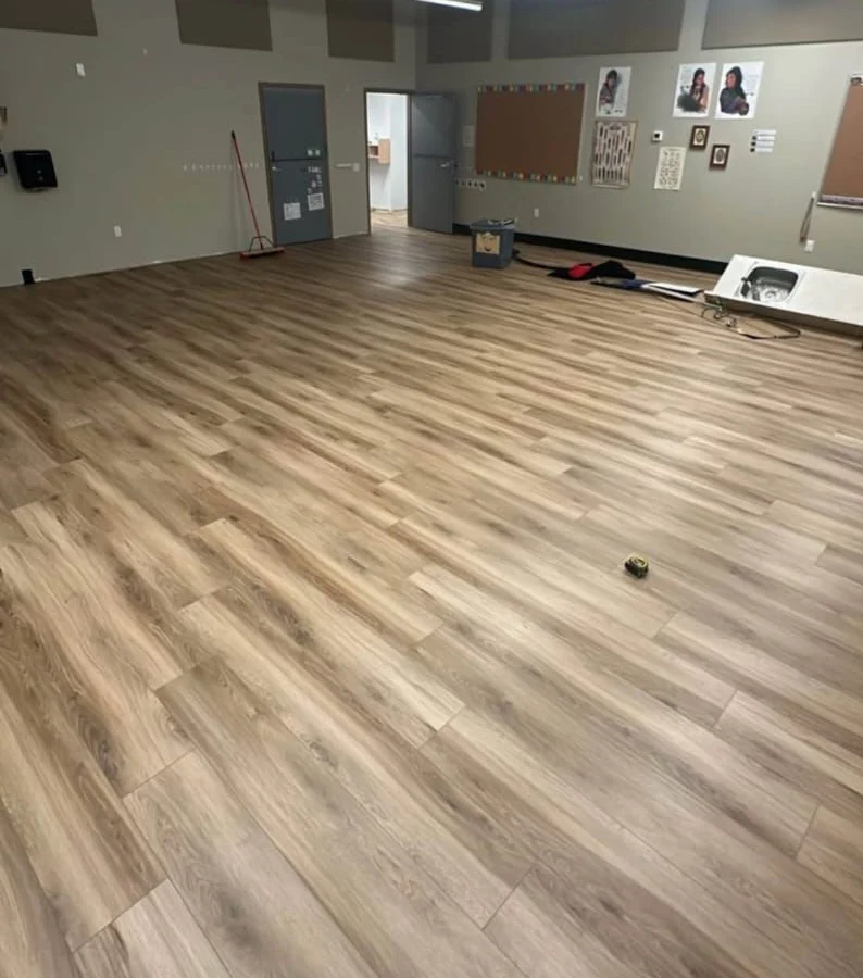 Community hall floor replacement