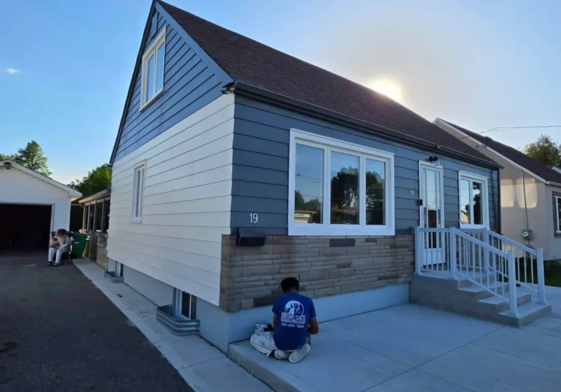 Exterior siding repaint