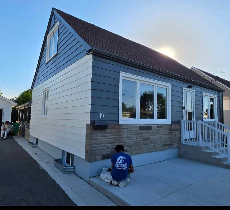 Exterior siding repaint