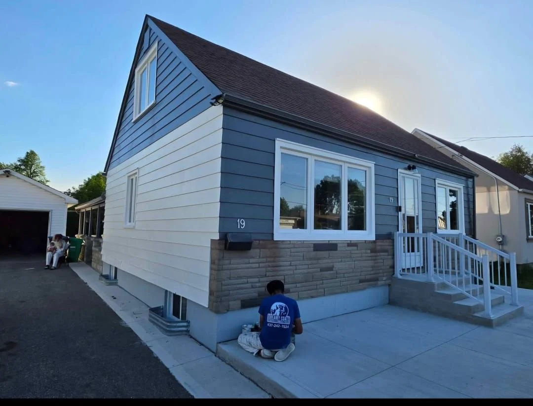 Exterior siding repaint