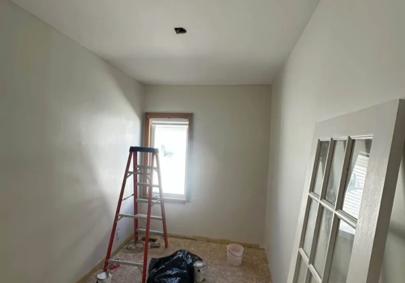 Bedroom prep and repaint