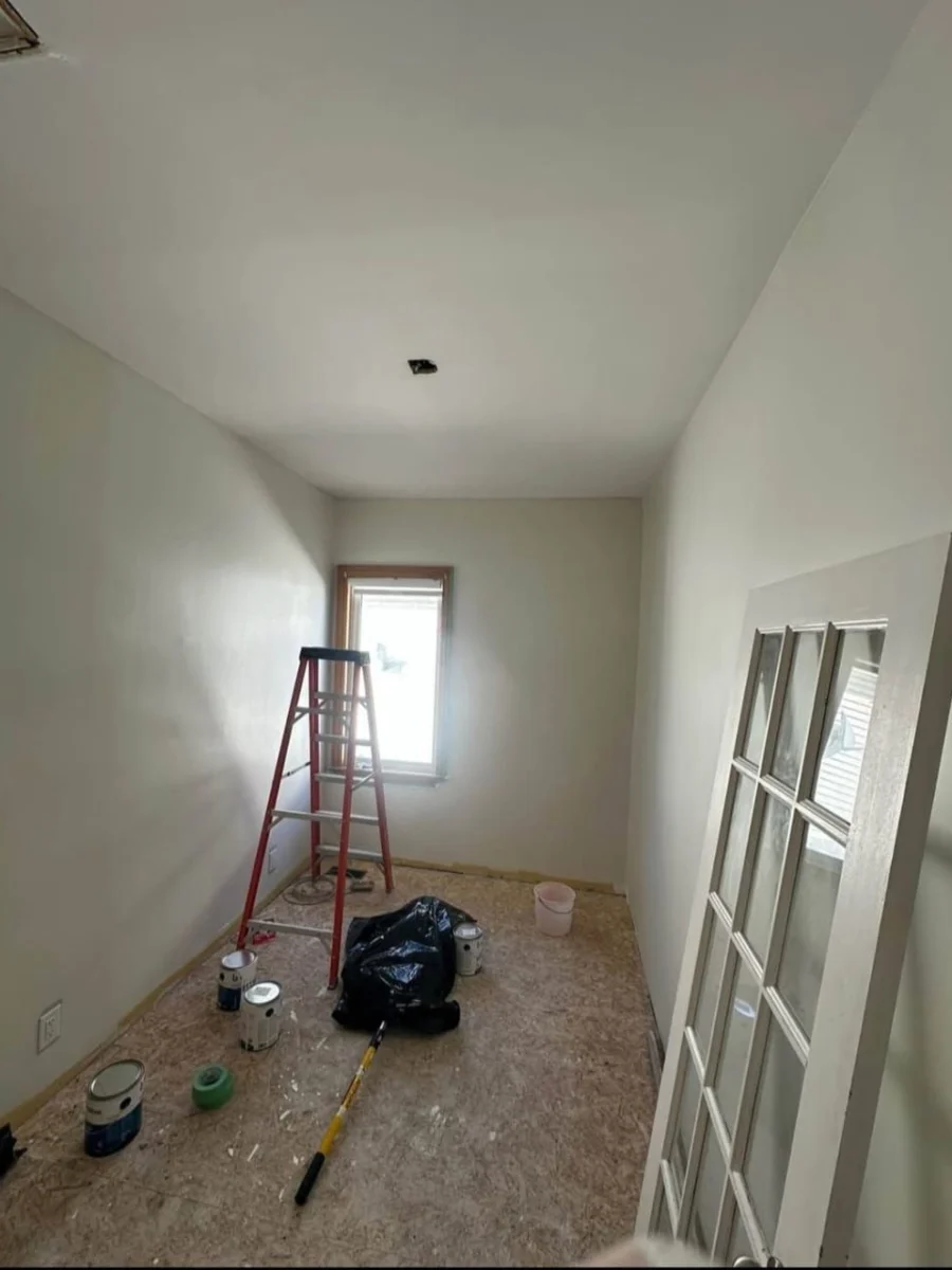 Bedroom prep and repaint