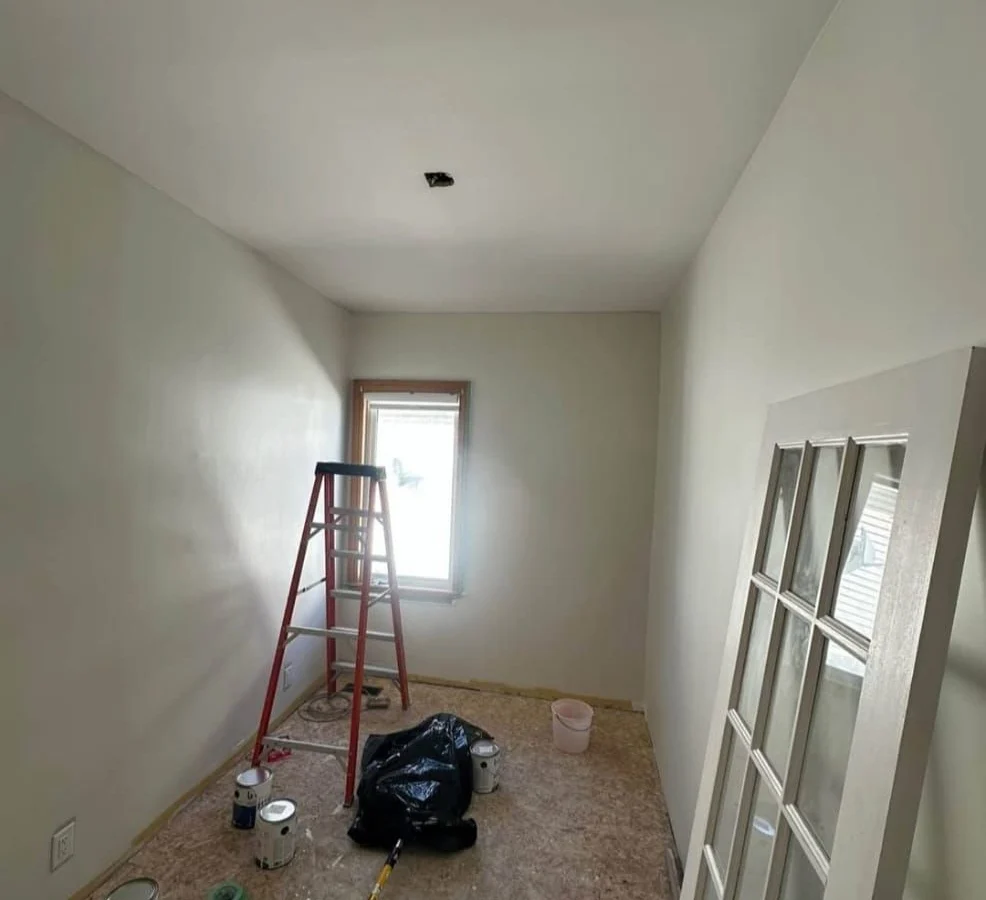 Bedroom prep and repaint
